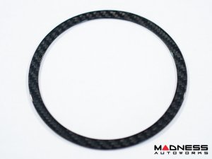 Jaguar XF Interior Trim - Carbon Fiber - Steering Wheel Center Circle Trim - Feroce Carbon Jaguar XF Interior Trim - Carbon Fiber - Steering Wheel Center Circle Trim - Feroce Carbon